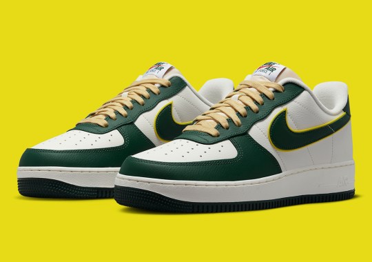 The Air Force 1 Low Indulges In 80s Aesthetics With A “Noble Green” Outfit