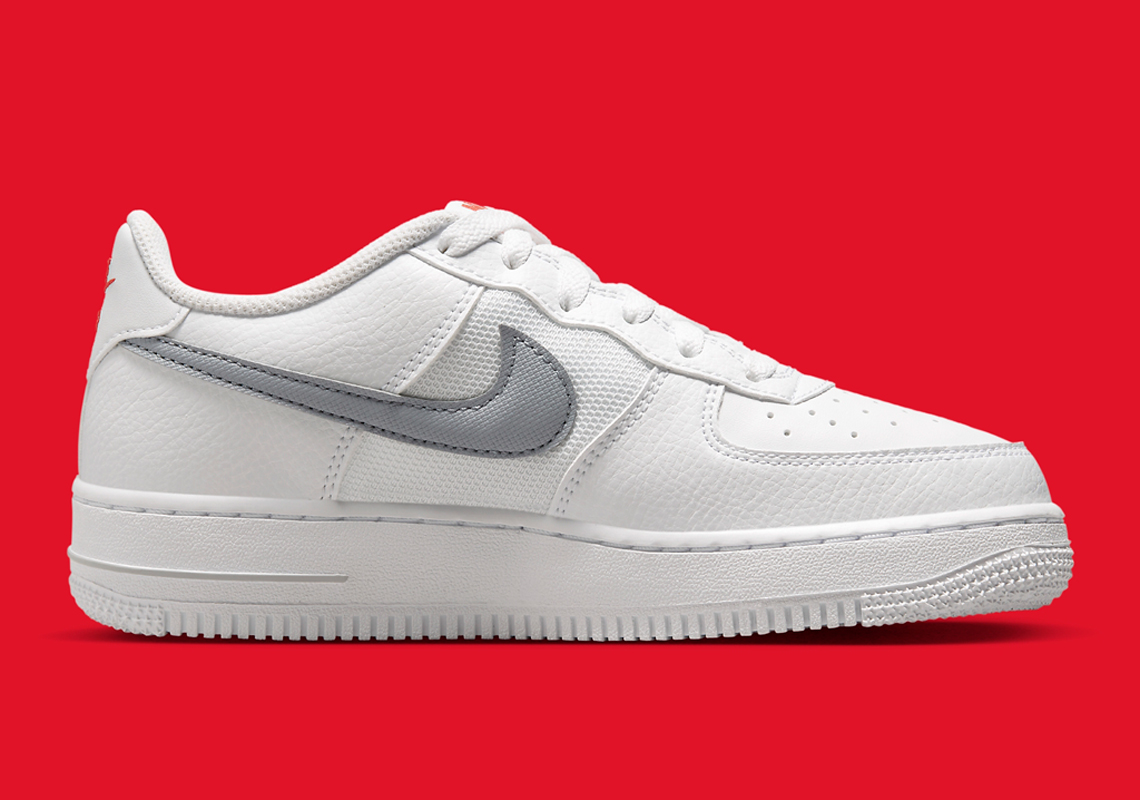 Nike Air Force 1 Low GS White Red FD9772-100