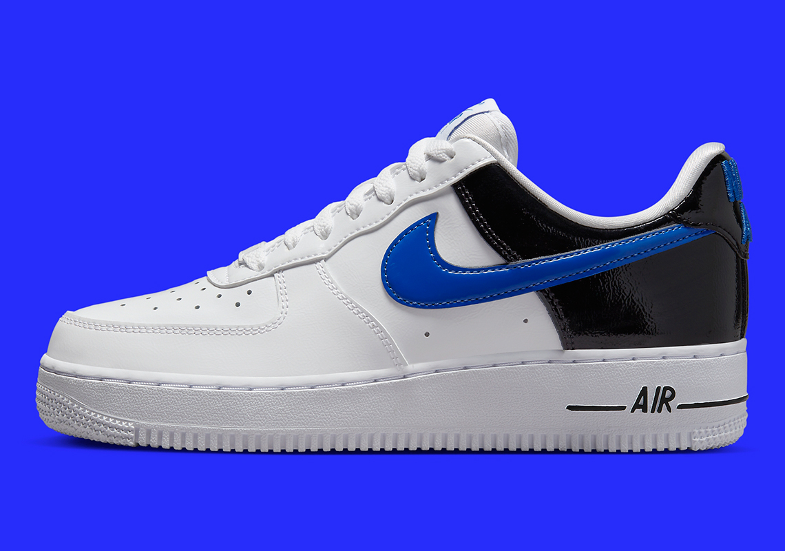 The Nike Air Force 1 Low Indulges In A "Black Patent" Heel