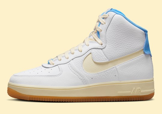 University Blue And Sail Coordinate For The Latest Nike Air Force 1 Sculpt