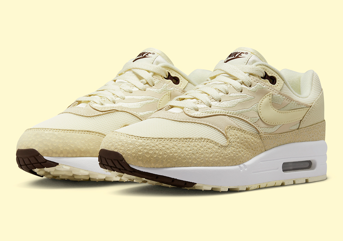 The Nike Air Max 1 '87 Steps Into The Wild Side With Embroidered Stripes