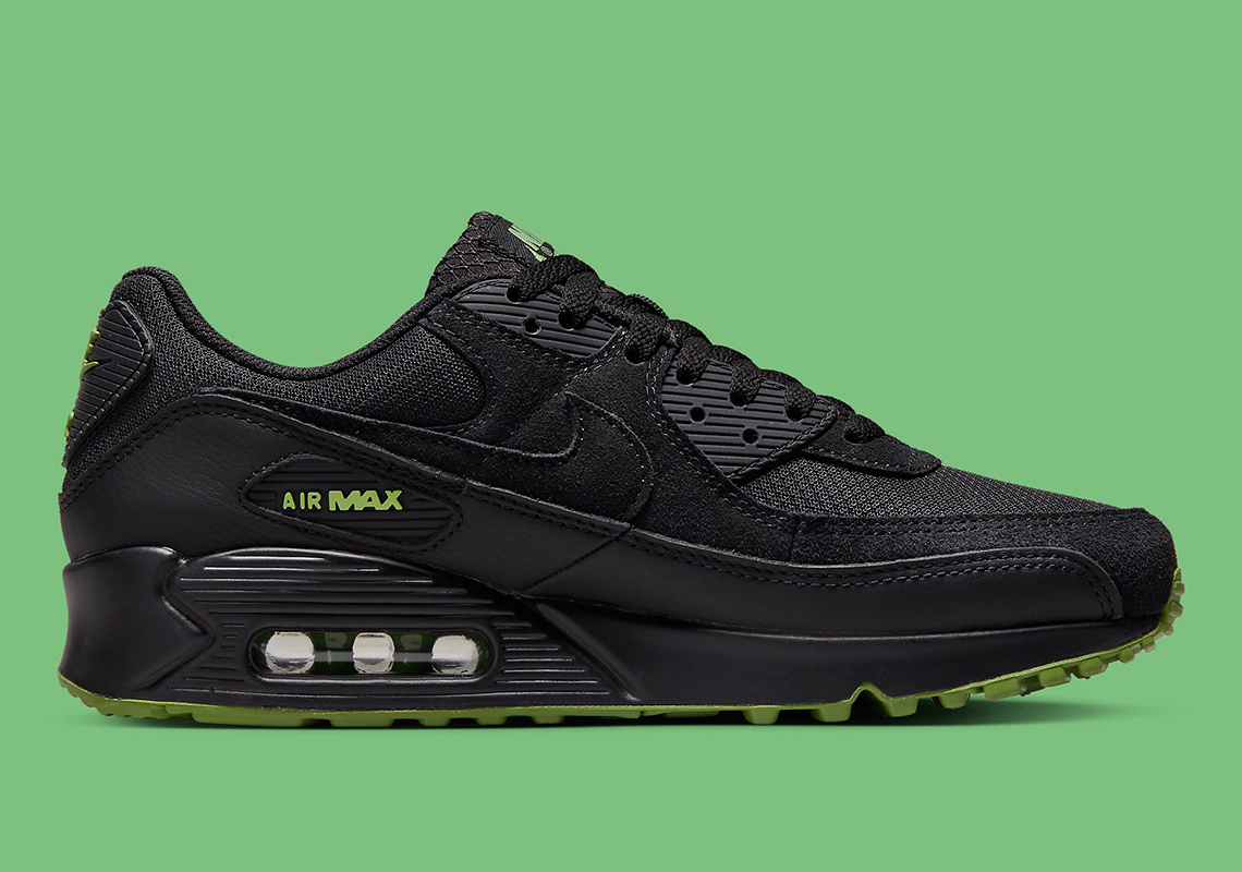 nike air max 90 mens black and green