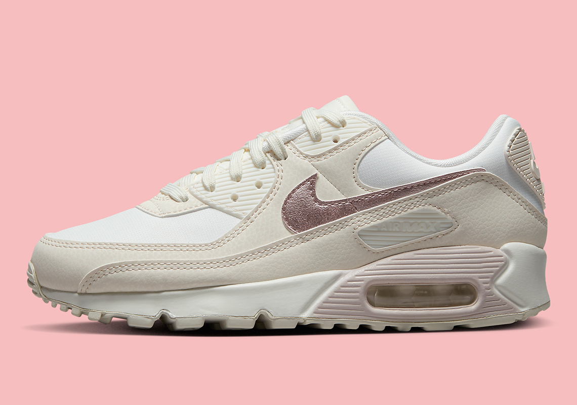women's nike air max 90 pink and grey