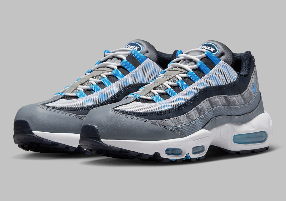 Nike 95 blue and grey sale