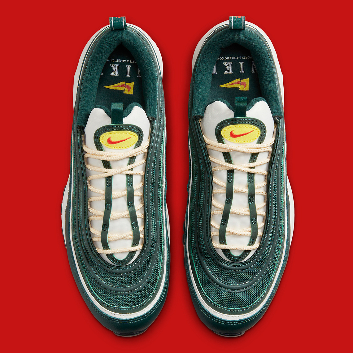 Air max 97 red hotsell and green