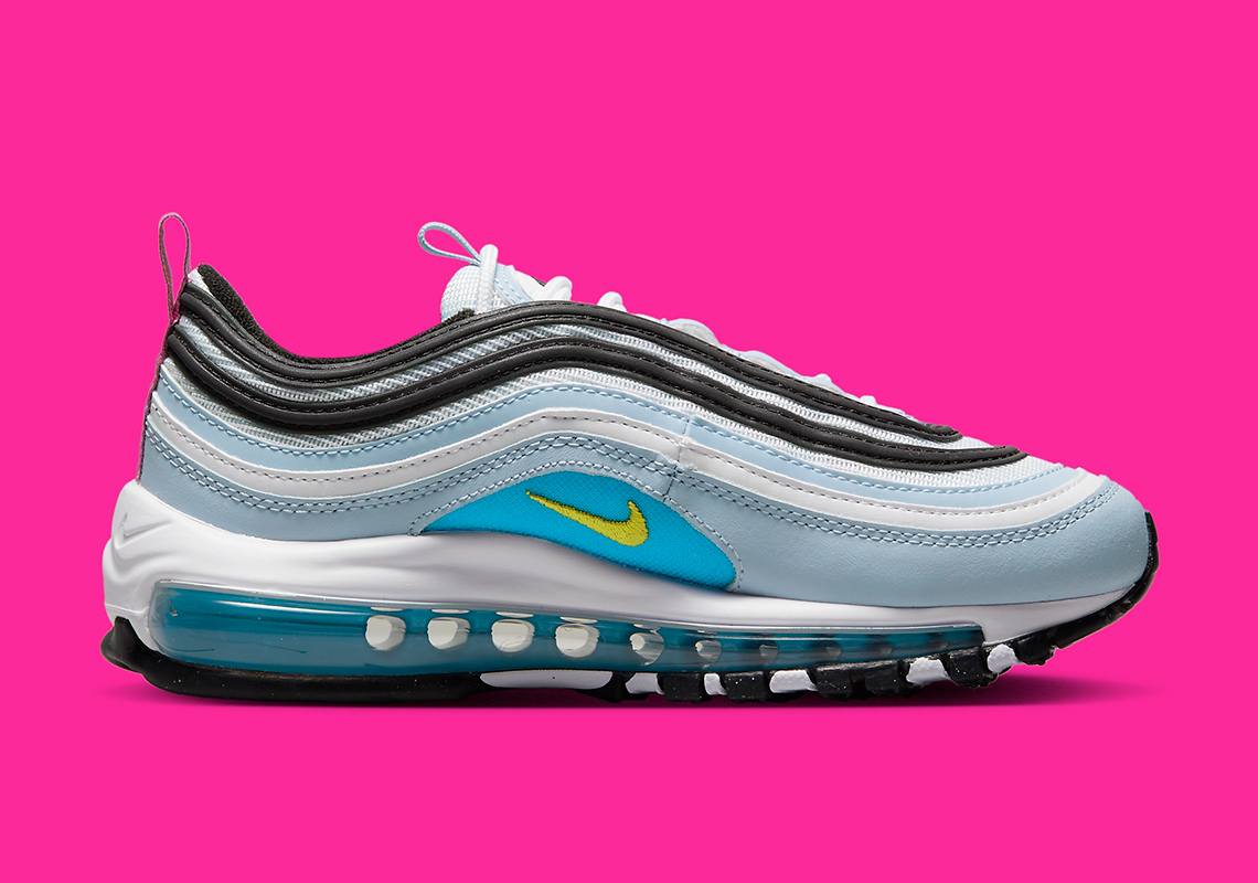 Air max 97 blue pink clearance yellow