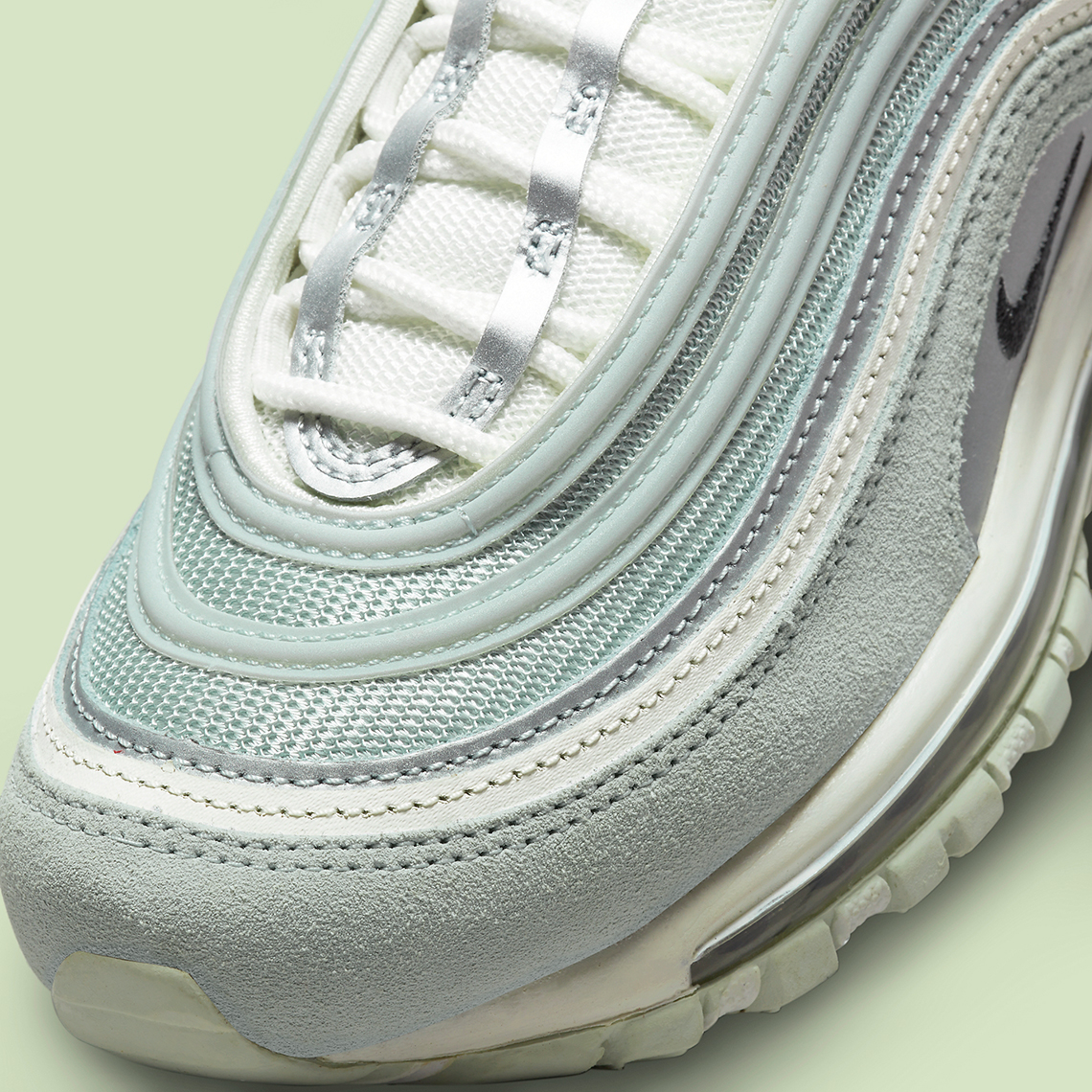 Air max 97 black silver outlet green