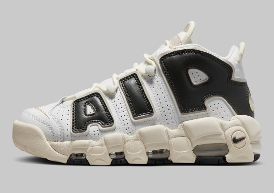 Sail, White, And Black Flood This Upcoming Nike Air More Uptempo