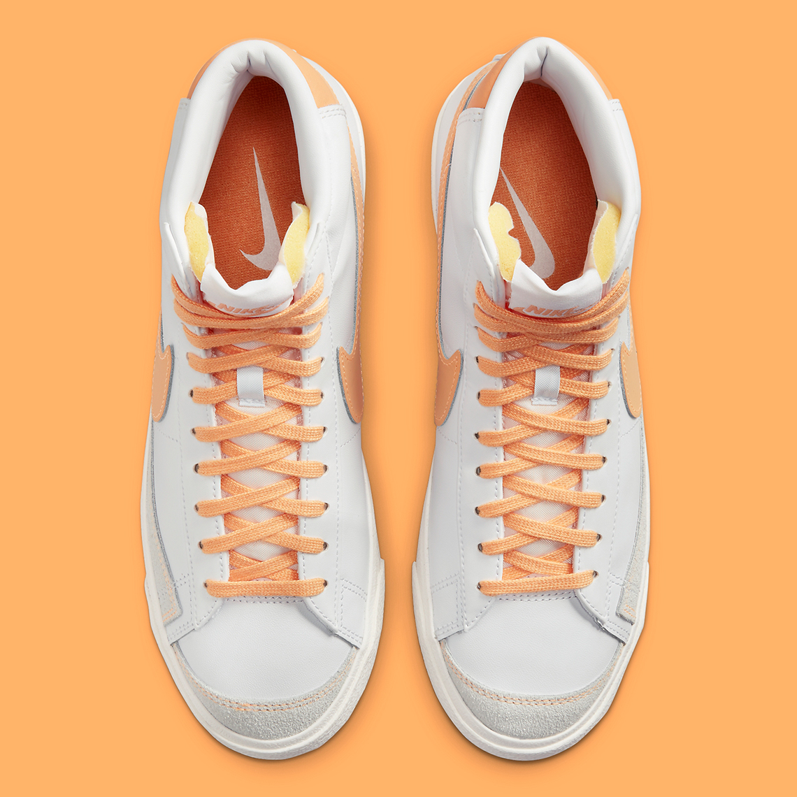 Nike Blazer Mid 77 White Peach Fd0287 100 4