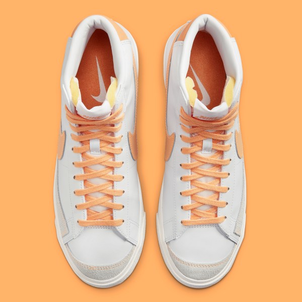 peach nike blazers