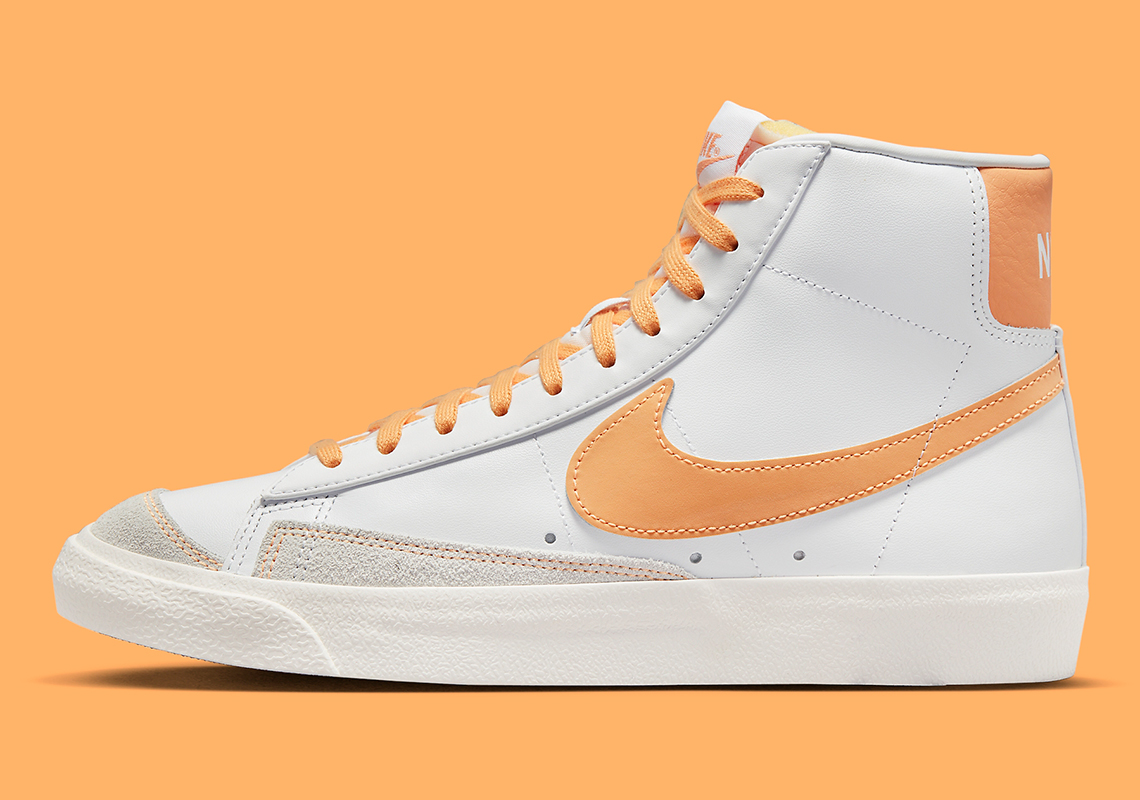 Nike Blazer Mid 77 White Peach Fd0287 100 6