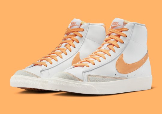 Peach Hues Clothe The Nike Blazer Mid '77