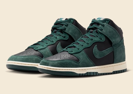 Official Images Of The Nike Dunk High “Faded Spruce”
