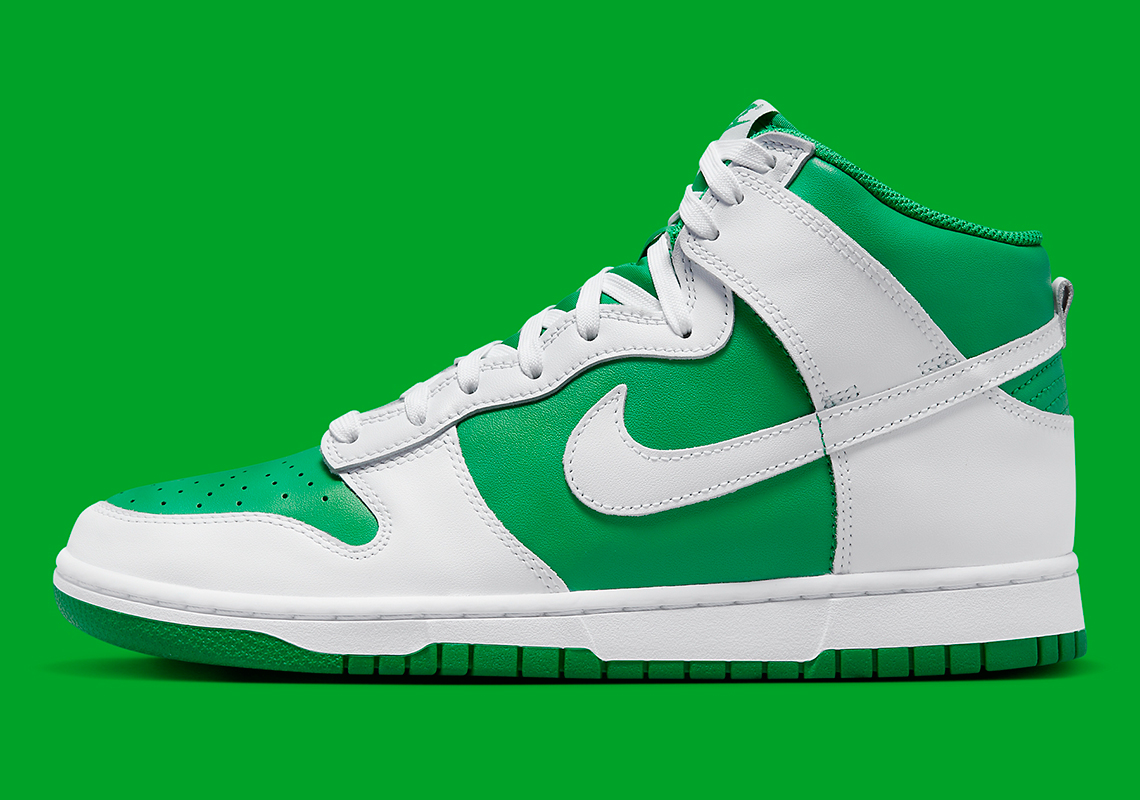 Nike Dunk High White Green Dv0829 300 6