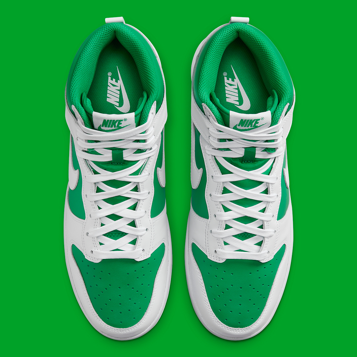 Nike Dunk High White Green Dv0829 300 7