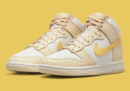 Official Images Of The Nike Dunk High “Pale Vanilla”