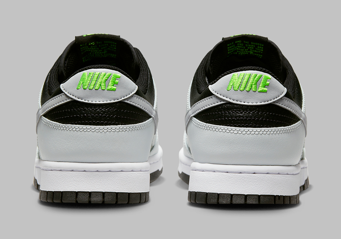 Nike Dunk Low White Black Volt Fd9756 001 3