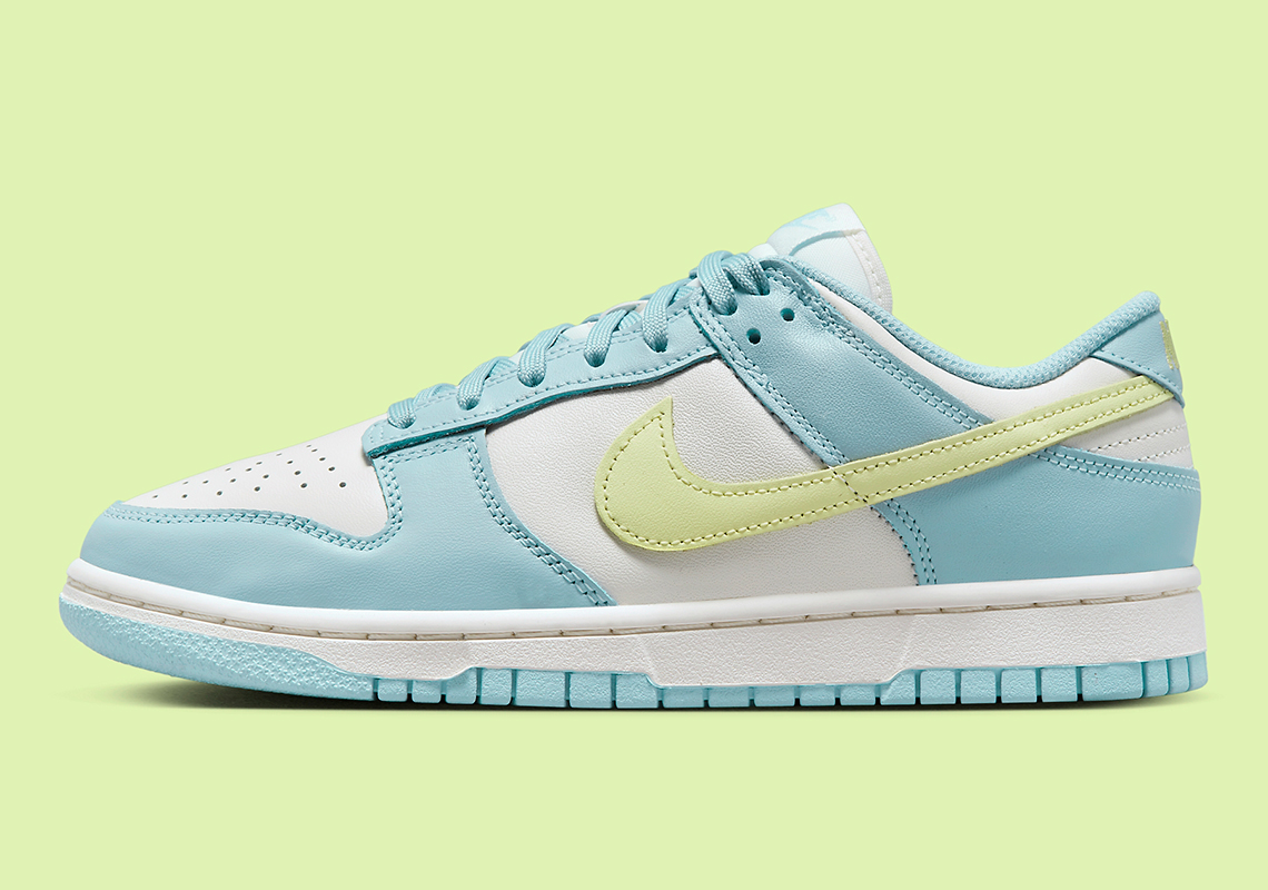 Nike Dunk Low Womens Ice Blue Barely Volt Dd1503 123 3
