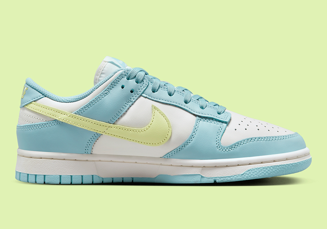 Nike Dunk Low Womens Ice Blue Barely Volt Dd1503 123 5