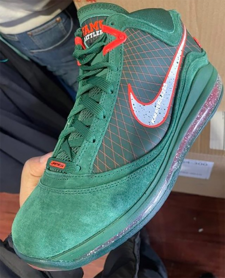 nike lebron 7 famu gorge green dx8554 300 1