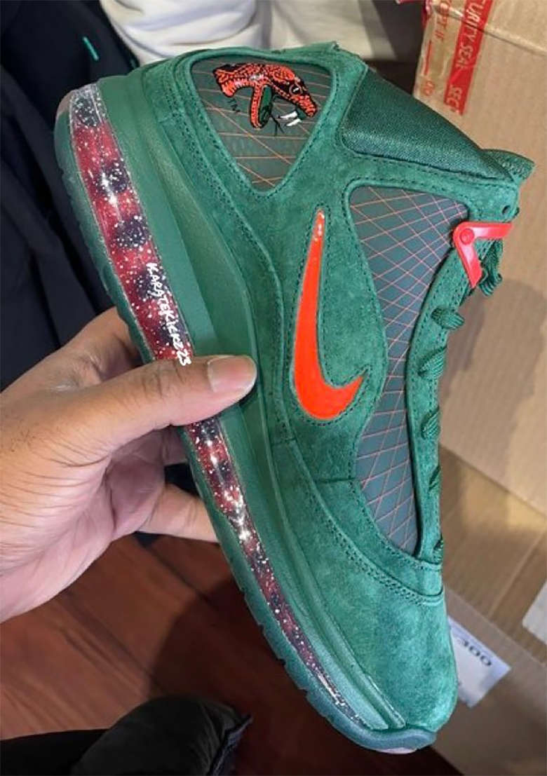 nike lebron 7 famu gorge green dx8554 300 2