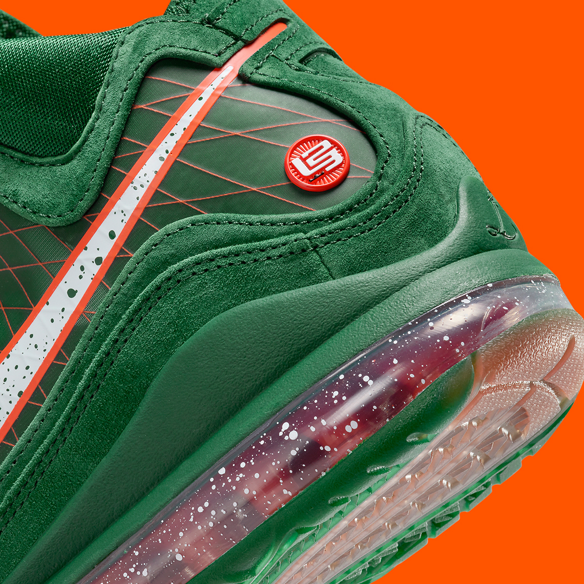 Nike Lebron 7 Famu Gorge Green Total Orange Dx8554 300 2