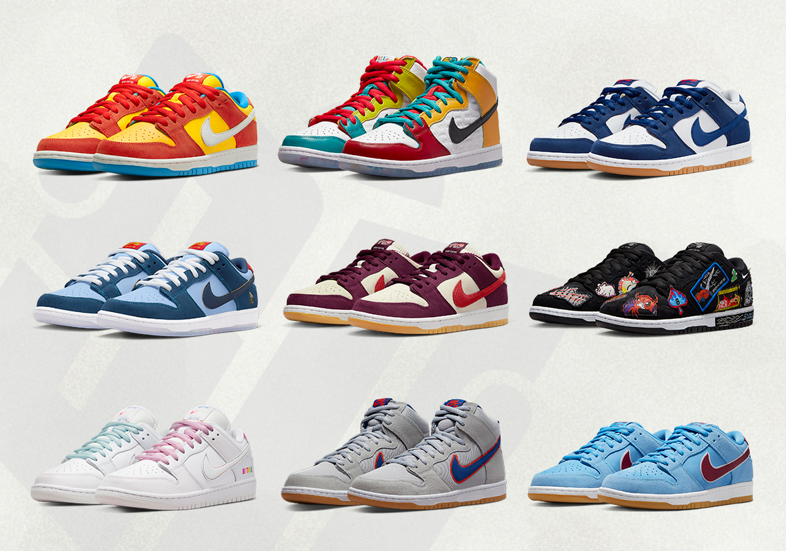 Nike SNKRS To Restock Several SB Dunks For 20th Anniversary