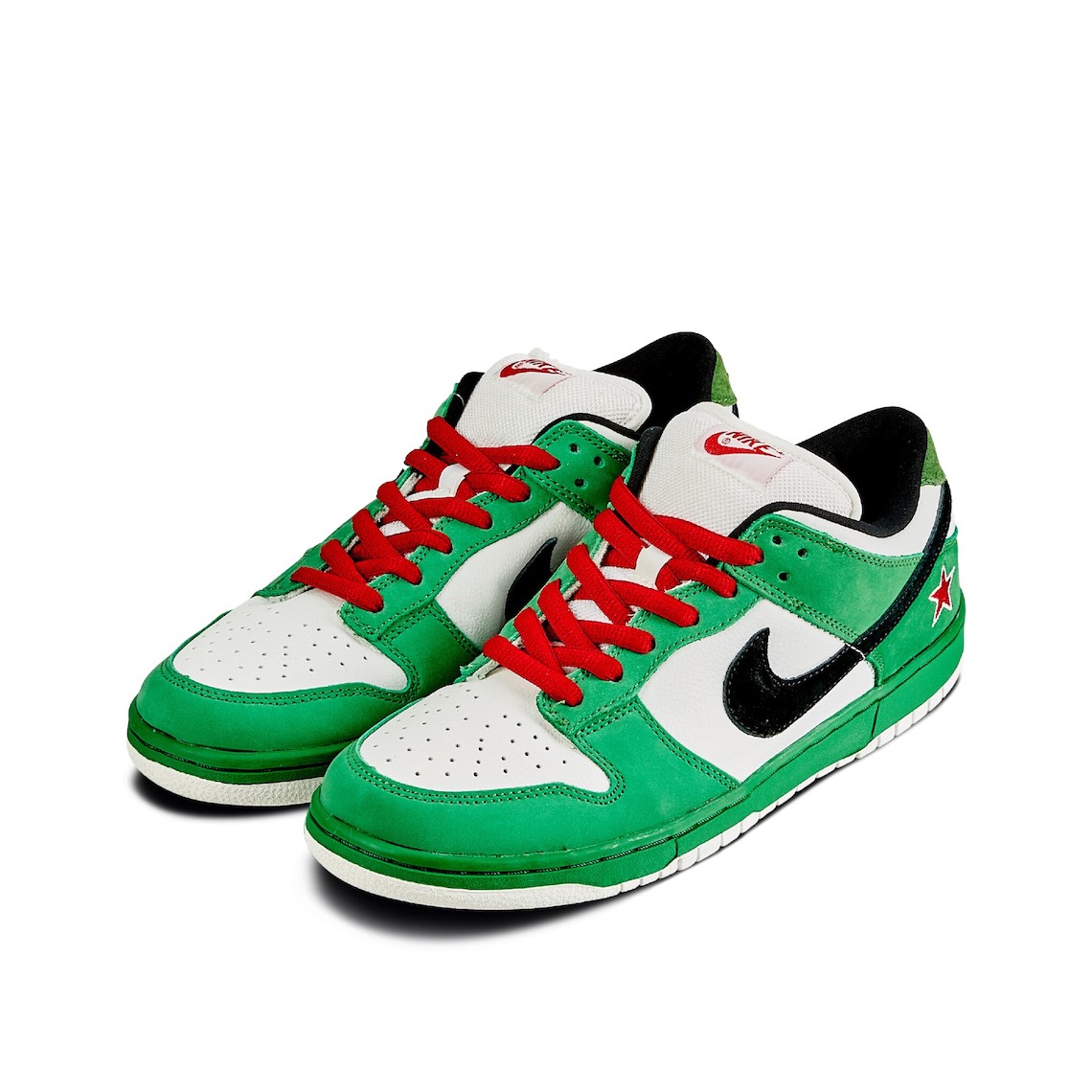 Nike sb best sale dunk low heineken