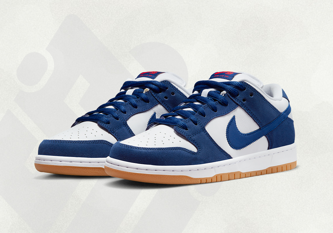 The Nike SB Dunk Low “Dodgers” is restocking tomorrow at 12PM EST