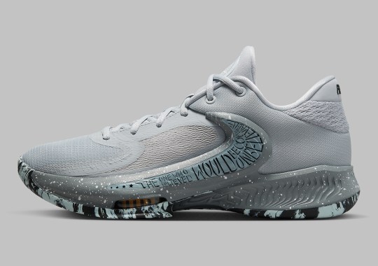 The Nike Zoom Freak 4 Extends A Greyscale Outfit