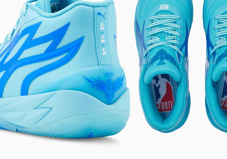 Puma MB.02 LaMelo Ball ROTY Rookie of the Year Blue Mens Size 9.5 377586-01 $_12.JPG?set_id=880000500F main image 3
