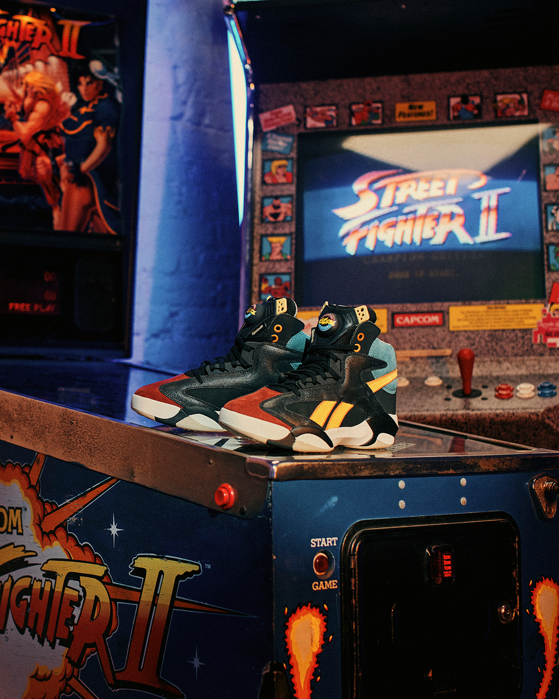 Street Fighter Ii Reebok Sport Reggiseno sportivo 'Workout Ready' menta nero sambuco 1