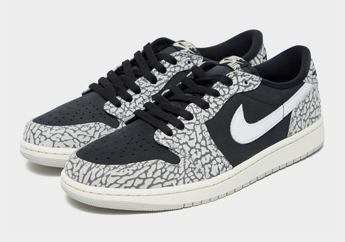 First Look At The Air Jordan 1 Low OG "Black Cement"