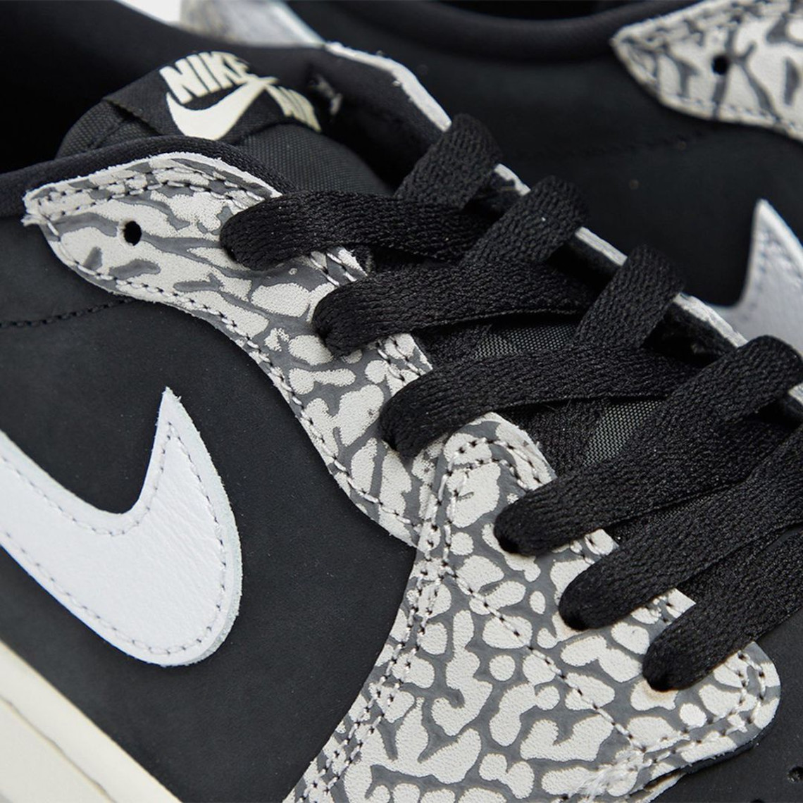 ELEPHANT PRINT CEMENT JORDAN VINYL STENCIL FOR SHOES SMALL PROJECT TIGHT  PATTERN 