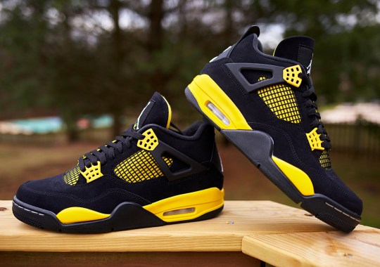The Air Jordan 4 “Thunder” Is Scheduled To Return On May 13
