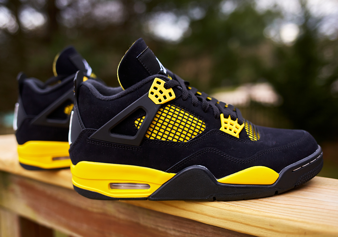 thunder jordan 4 blue