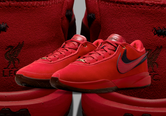 Official Images Of The Nike LeBron 20 “Liverpool F.C.”