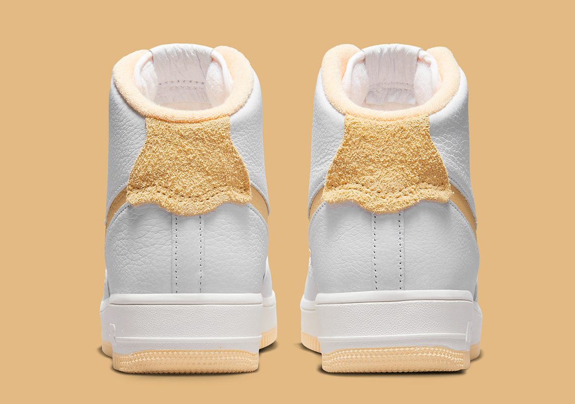 Nike Air Force 1 High Sculpt Color: White/Team Gold Style Code