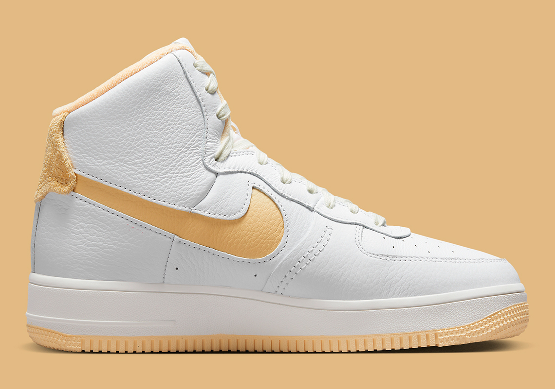 Nike Air Force 1 High Sculpt Team Gold DV7454-100 | SneakerNews.com