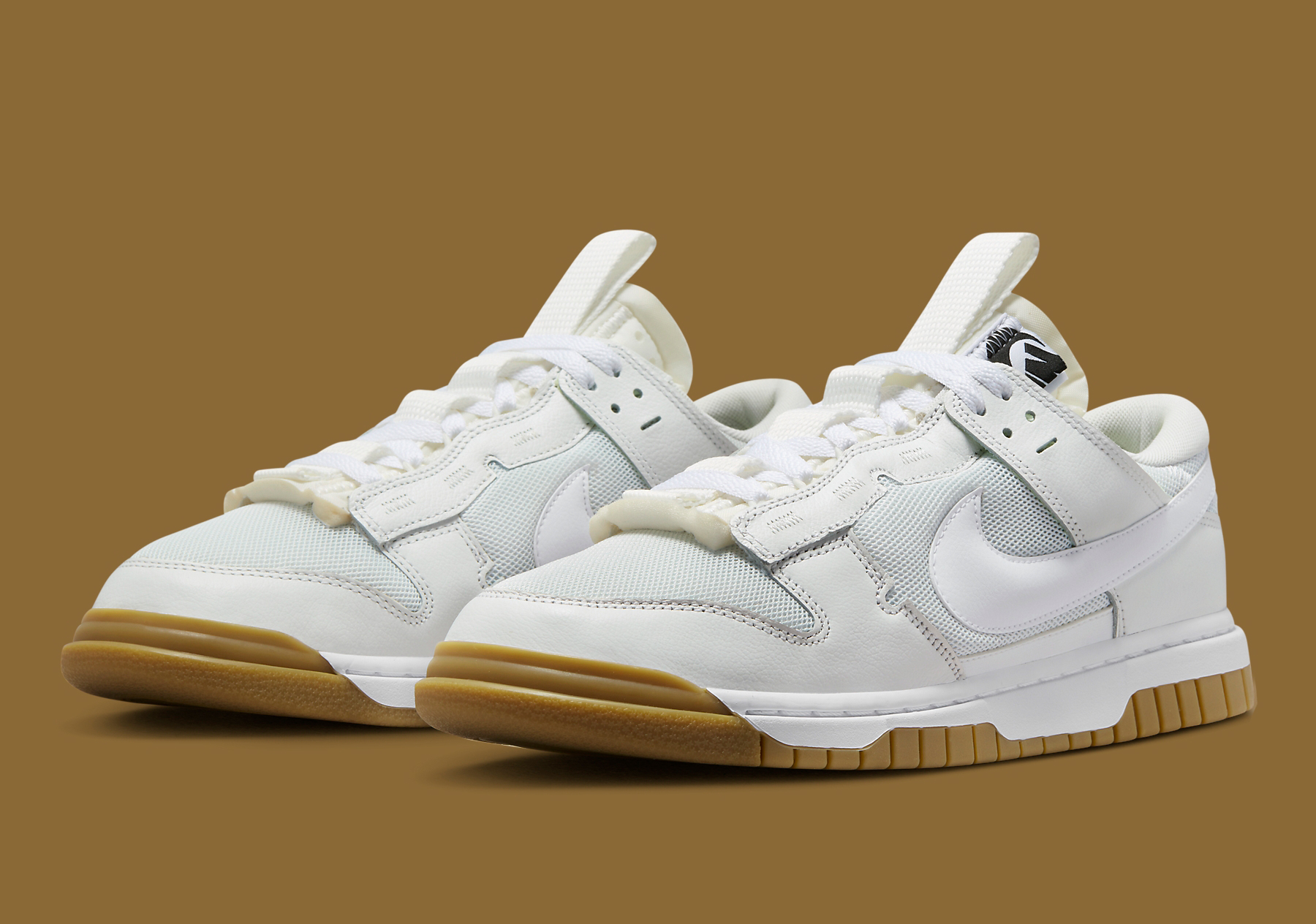 The Nike Dunk Low Remastered Appears In “White/Gum” Colorway ...