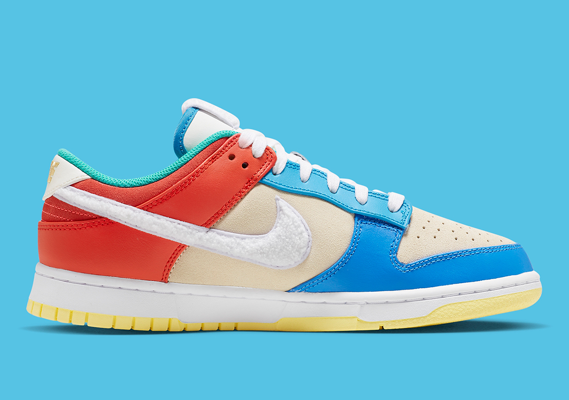 nike dunk orange and grey background blue light Year Of The Rabbit Fd4203 111 3