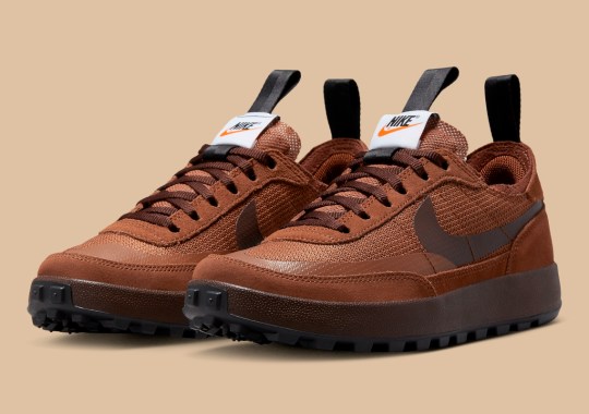 Official Images Of The Tom Sachs x jeans NikeCraft General Purpose Shoe “Field Brown”
