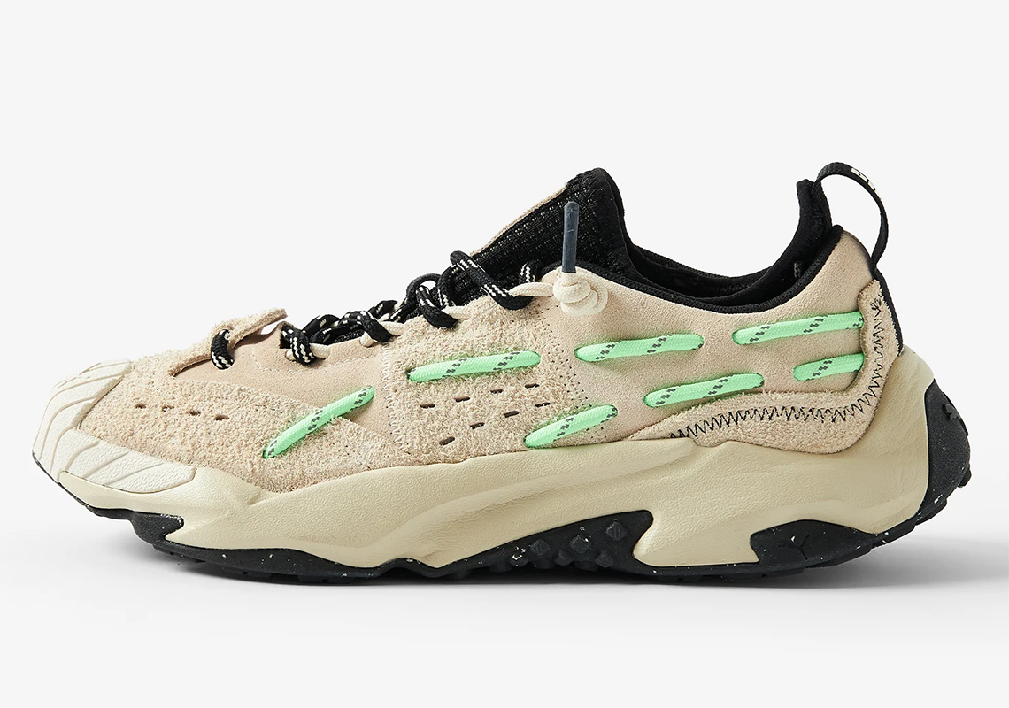 PUMA PLEXUS Eggnog Elektro Green 390456-01 | SneakerNews.com