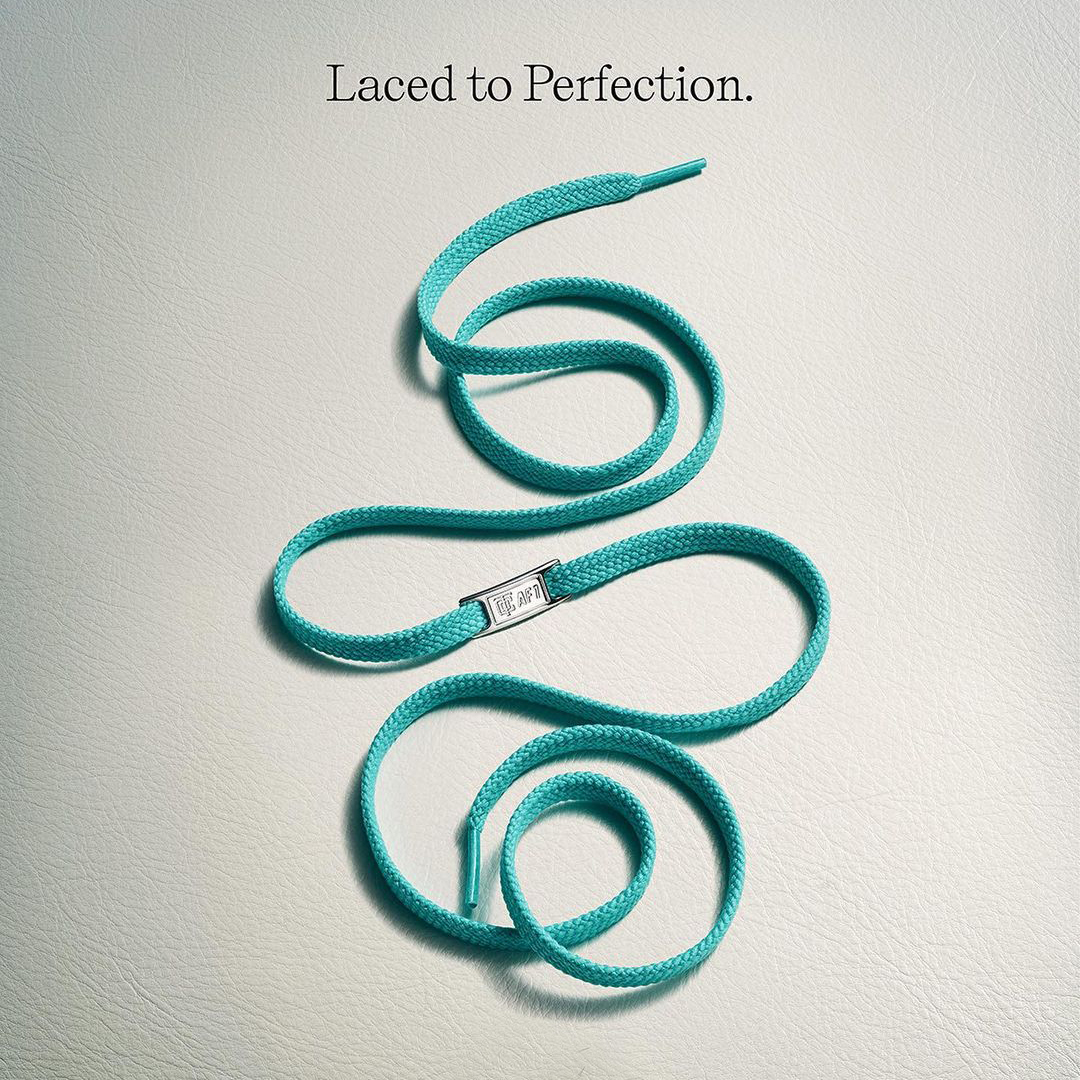 Tiffany blue hot sale shoe laces