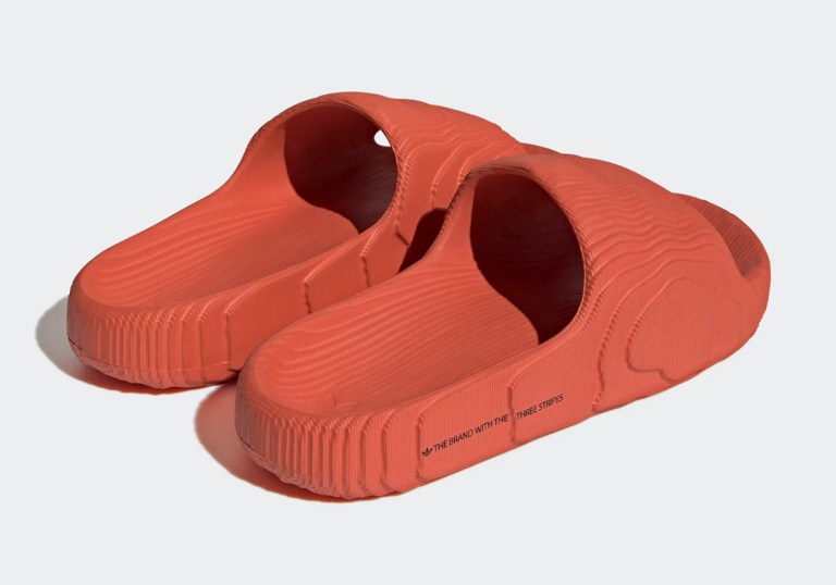 MEN\'S Adidas Originals Adilette 22 PreRed Slides HQ4671 Size 7 Adidas Originals Adilette 22 PreRed Men main image 4