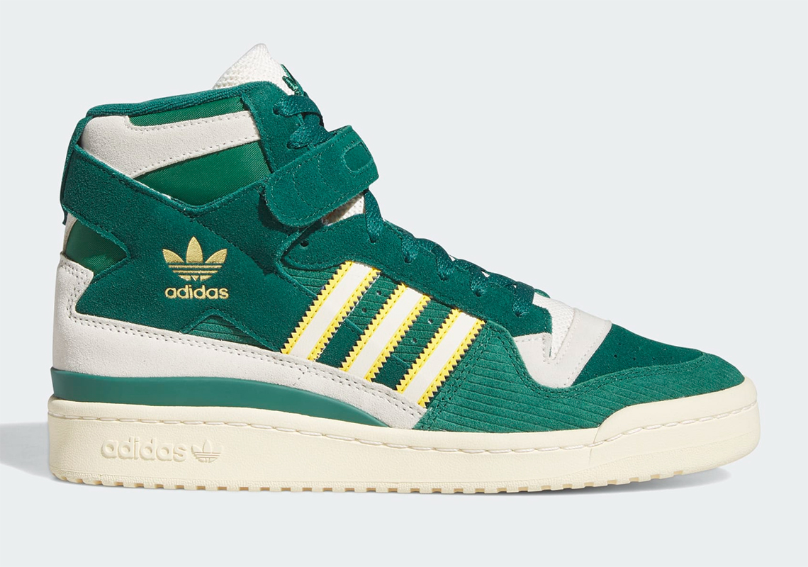 adidas forum 84 hi collegiate green cream white bold gold fz6301 1