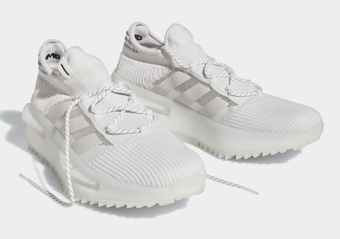 adidas NMD S1 Triple White GW4652 SneakerNews