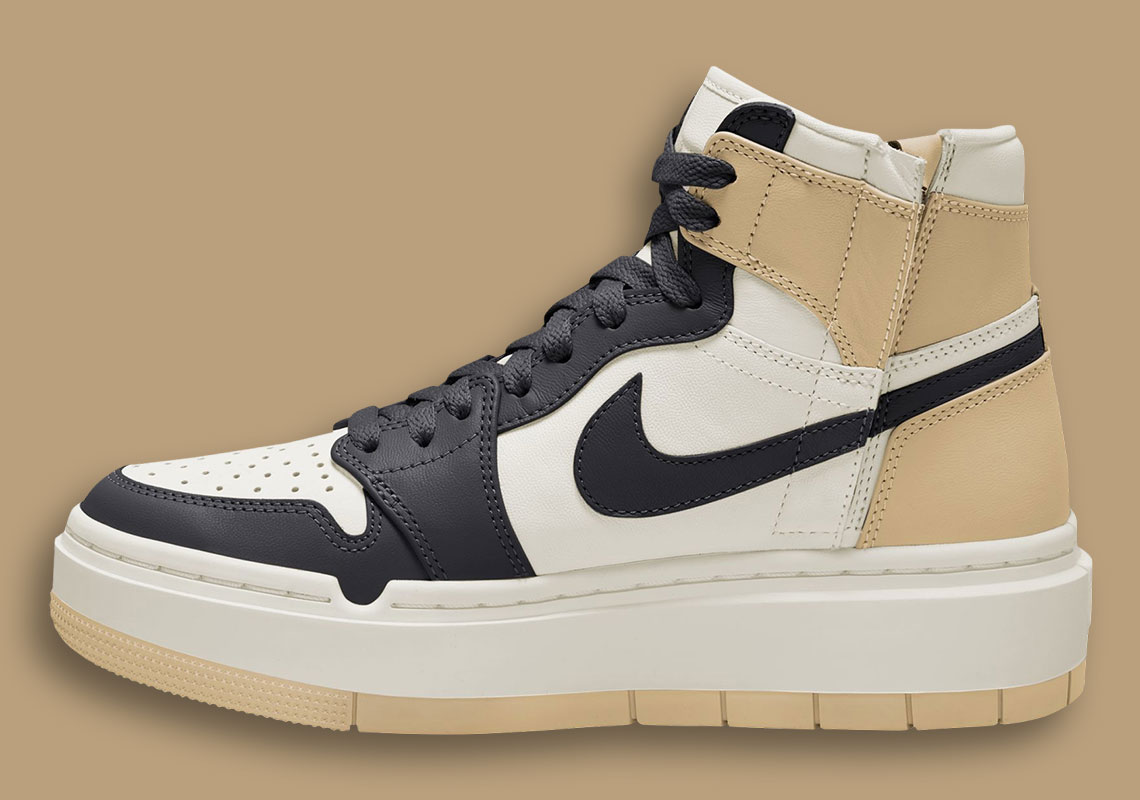 tan high top jordans