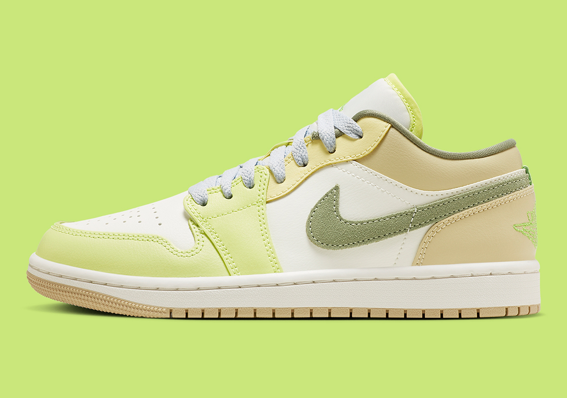 jordan 1 green yellow white