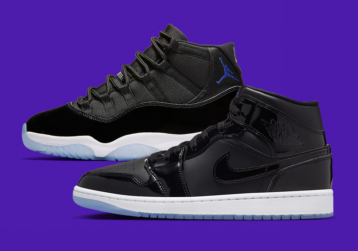 The Air Jordan 1 Mid Does Its Best Impression Of The "Space Jam" 11s